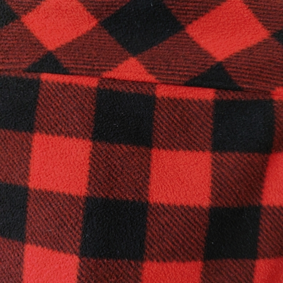Eddie Bauer Kids Red Plaid Fleece Lined Soft Button Down Flannel Shacket 6/7 - Picture 9 of 12